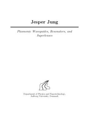 خرید و دانلود نسخه کامل کتاب Plasmonic Waveguides, Resonators, and Superlenses