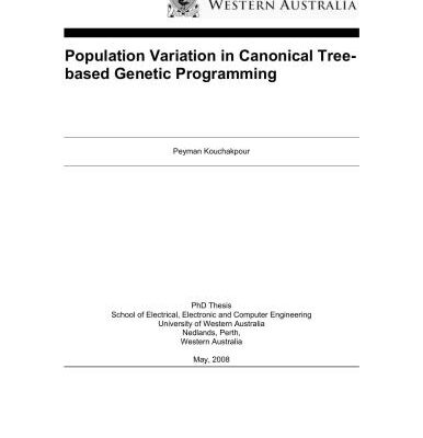 خرید و دانلود نسخه کامل کتاب Population Variation in Canonical Treebased Genetic Programming