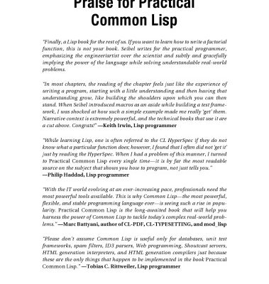 خرید و دانلود نسخه کامل کتاب Practical Common Lisp