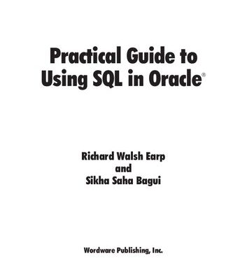خرید و دانلود نسخه کامل کتاب Practical Guide to Using SQL in Oracle