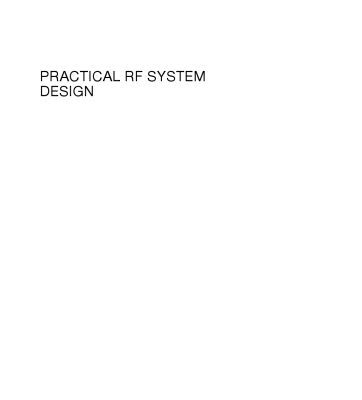 خرید و دانلود نسخه کامل کتاب Practical Rf System Design
