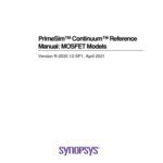 خرید و دانلود نسخه کامل کتاب PrimeSim™ Continuum™ Reference Manual: MOSFET Models