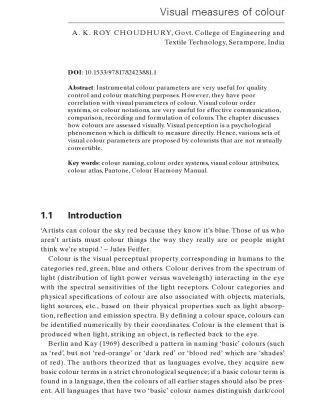خرید و دانلود نسخه کامل کتاب Principles of Colour and Appearance Measurement: Volume 2: Visual Measurement of Colour, Colour Comparison and Management