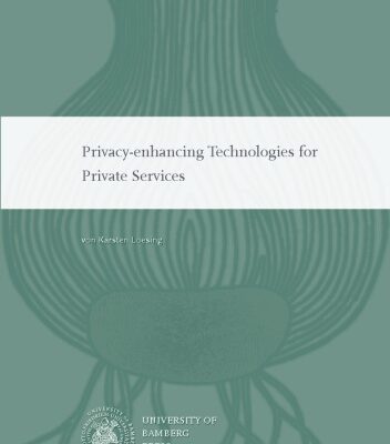 خرید و دانلود نسخه کامل کتاب Privacy-enhancing Technologies for Private Services