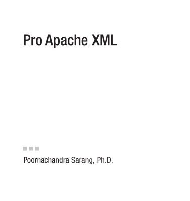 خرید و دانلود نسخه کامل کتاب Pro apache XML