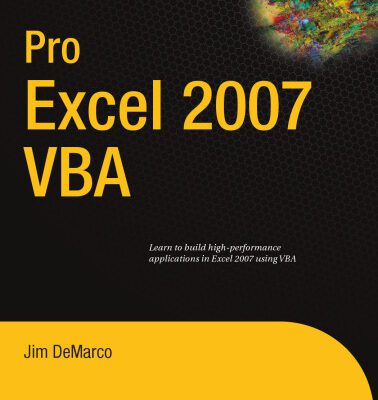 خرید و دانلود نسخه کامل کتاب Pro Excel 2007 VBA (Pro)