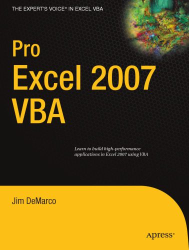 خرید و دانلود نسخه کامل کتاب Pro Excel 2007 VBA (Pro)_68788b5a8ef0b.jpeg خرید و دانلود نسخه کامل کتاب Pro Excel 2007 VBA (Pro)