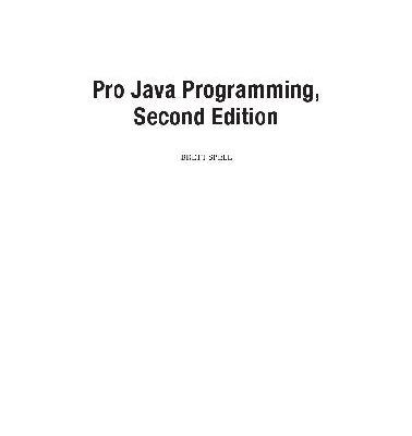 خرید و دانلود نسخه کامل کتاب Pro Java Programming
