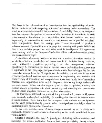 خرید و دانلود نسخه کامل کتاب Probabilistic reasoning in intelligent systems: networks of plausible inference
