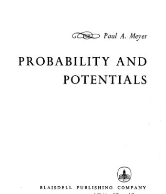 خرید و دانلود نسخه کامل کتاب Probability and potentials (A Blaisdell book in pure and applied mathematics)
