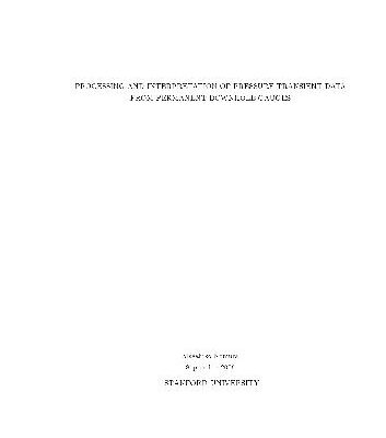 خرید و دانلود نسخه کامل کتاب Processing and Interpretation of Pressure Transient Data from Permanent Downhole Gauges-gPG