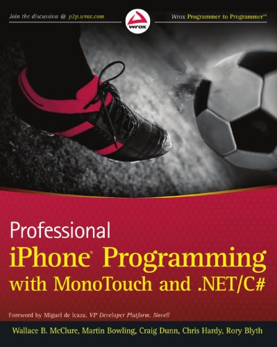 خرید و دانلود نسخه کامل کتاب Professional iPhone Programming with MonoTouch and .NET/C#