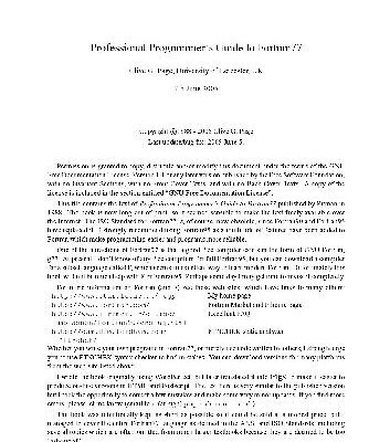خرید و دانلود نسخه کامل کتاب Professional programmer’s guide to Fortran 77