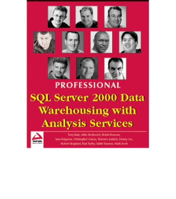 خرید و دانلود نسخه کامل کتاب Professional SQL Server 2000 data warehousing with analysis services