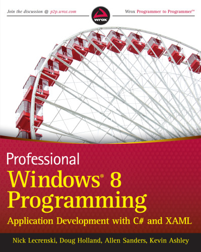 خرید و دانلود نسخه کامل کتاب Professional Windows 8 Programming: Application Development with C# and XAML