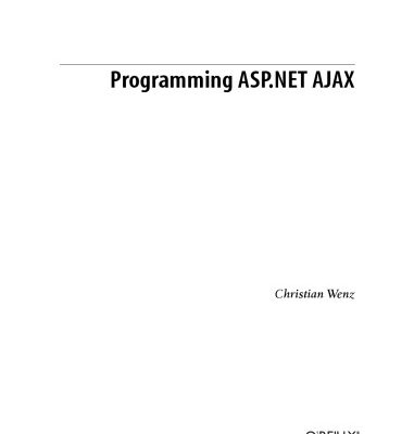 خرید و دانلود نسخه کامل کتاب Programming ASP.NET AJAX