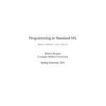 خرید و دانلود نسخه کامل کتاب Programming in Standard ML (11.02.11 draft)