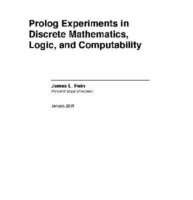 خرید و دانلود نسخه کامل کتاب Prolog Experiments in Discrete Mathematics, Logic, and Computability