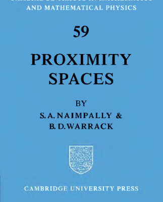 خرید و دانلود نسخه کامل کتاب Proximity spaces