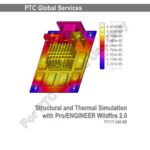 خرید و دانلود نسخه کامل کتاب PTC. Structural and Thermal Simulation with Pro/ENGINEER Wildfire 2