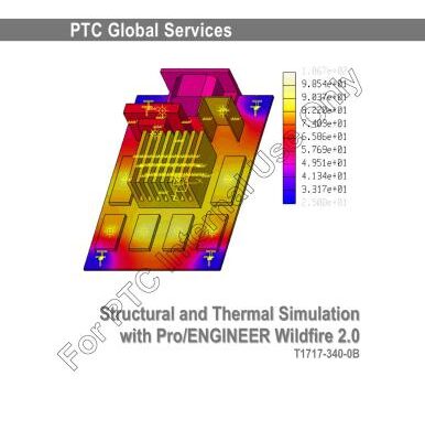 خرید و دانلود نسخه کامل کتاب PTC. Structural and Thermal Simulation with Pro/ENGINEER Wildfire 2