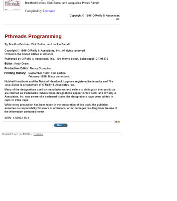 خرید و دانلود نسخه کامل کتاب Pthreads Programming: A POSIX Standard for Better Multiprocessing