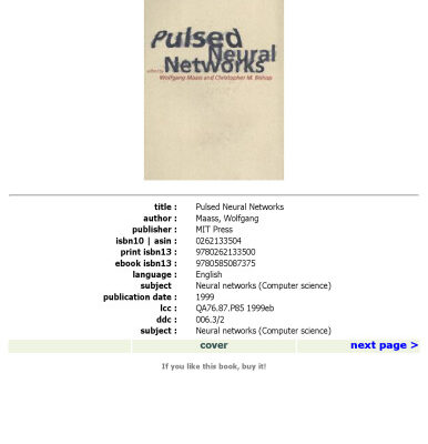 خرید و دانلود نسخه کامل کتاب Pulsed Neural Networks