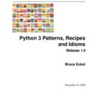 خرید و دانلود نسخه کامل کتاب Python 3 patterns,recipes,and idioms