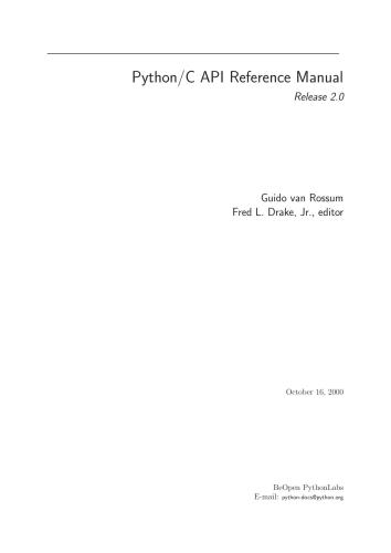 خرید و دانلود نسخه کامل کتاب Python/C API Reference Manual_68788377d51b6.jpeg خرید و دانلود نسخه کامل کتاب Python/C API Reference Manual