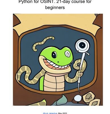 خرید و دانلود نسخه کامل کتاب Python for OSINT. 21 day course for beginners