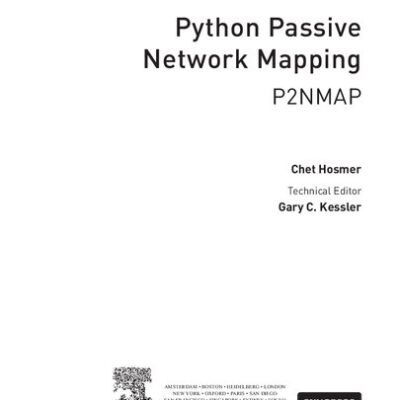 خرید و دانلود نسخه کامل کتاب Python Passive Network Mapping: P2nmap