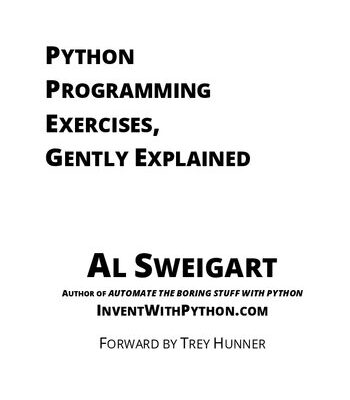 خرید و دانلود نسخه کامل کتاب Python Programming Exercises, Gently Explained