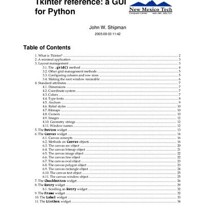خرید و دانلود نسخه کامل کتاب Python & Tkinter Programming