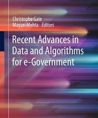 خرید و دانلود نسخه کامل کتاب Recent Advances in Data and Algorithms for e-Government