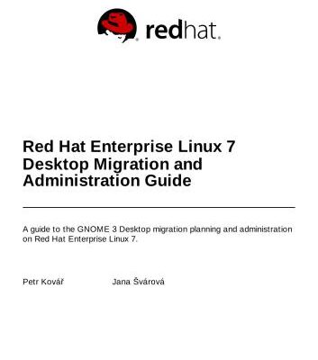 خرید و دانلود نسخه کامل کتاب Red Hat Enterprise Linux 7 Desktop Migration and Administration Guide