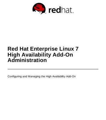 خرید و دانلود نسخه کامل کتاب Red Hat Enterprise Linux 7 High Availability Add-On Administration