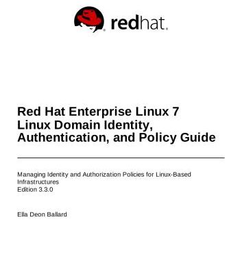 خرید و دانلود نسخه کامل کتاب Red Hat Enterprise Linux 7 Linux Domain Identity, Authentication, and Policy Guide