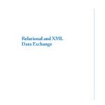 خرید و دانلود نسخه کامل کتاب Relational and XML Data Exchange
