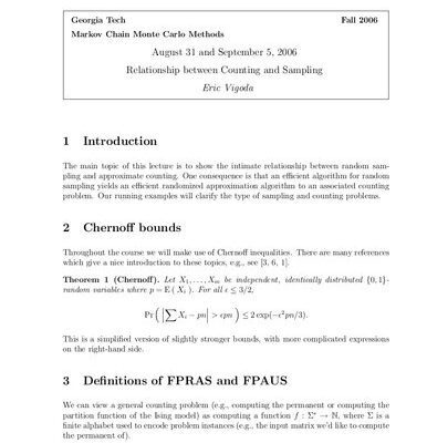 خرید و دانلود نسخه کامل کتاب Relationship between Counting and Sampling