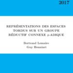 خرید و دانلود نسخه کامل کتاب Représentations des espaces tordus sur un groupe réductif connexe p-adique