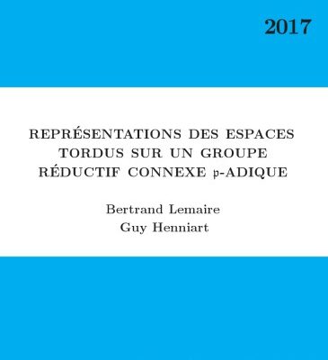 خرید و دانلود نسخه کامل کتاب Représentations des espaces tordus sur un groupe réductif connexe p-adique