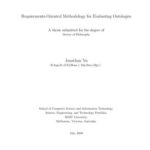 خرید و دانلود نسخه کامل کتاب Requirements-Oriented Methodology for Evaluating Ontologies
