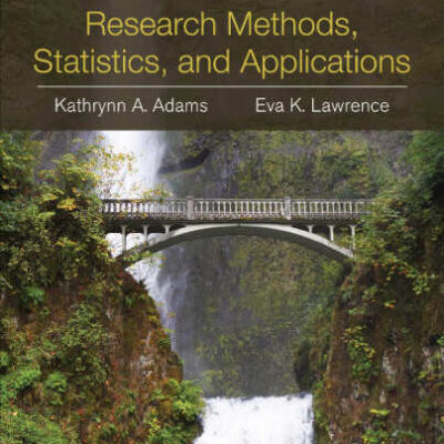 خرید و دانلود نسخه کامل کتاب Research Methods, Statistics, and Applications