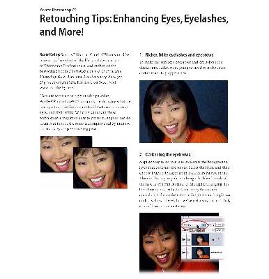 خرید و دانلود نسخه کامل کتاب Retouching Tips: Enhancing Eyes, Eyelashes, and More!