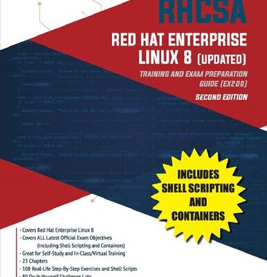 خرید و دانلود نسخه کامل کتاب RHCSA Red Hat Enterprise Linux 8 (UPDATED): Training and Exam Preparation Guide (EX200)