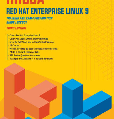خرید و دانلود نسخه کامل کتاب RHCSA Red Hat Enterprise Linux 9: Training and Exam Preparation Guide (EX200) Third Edition