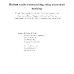 خرید و دانلود نسخه کامل کتاب Robust audio watermarking using perceptual masking