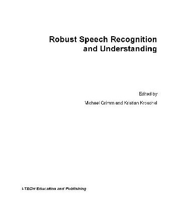 خرید و دانلود نسخه کامل کتاب Robust speech recognition and understanding