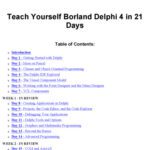 خرید و دانلود نسخه کامل کتاب Sams Teach Yourself Delphi 4 in 21 Days