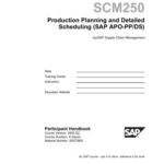 خرید و دانلود نسخه کامل کتاب SAP SCM250 – Production Planning and Detailed Scheduling (SAP APO-PP/DS)